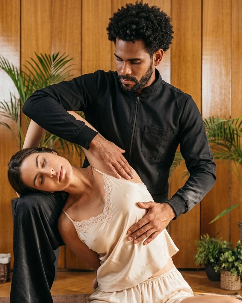 Ambiente de Massagem de Luxo